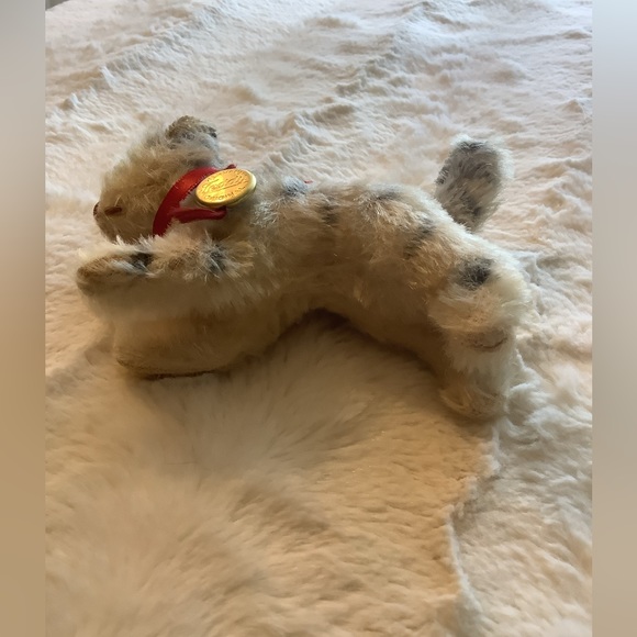 Vintage Hermann Stuffed Genuine Mohair Kitty / Kitten / Cat - Picture 16 of 16